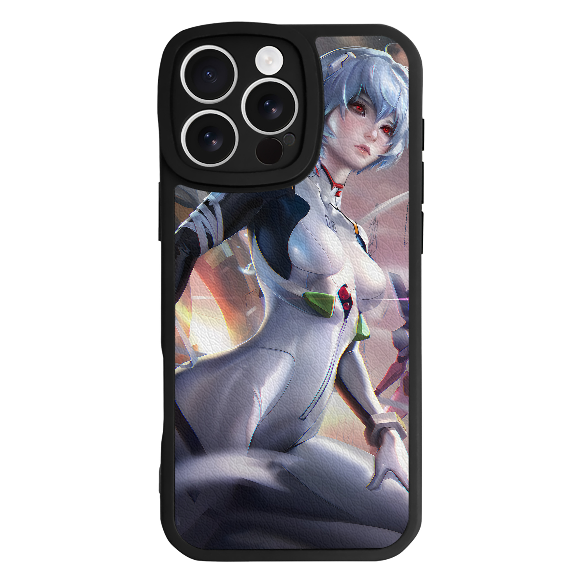 （画像用） EVA 新世紀エヴァンゲリオン 【iPhone 16シリーズ対応】シリコンスマホケース（レザー調） 材質：シリコン